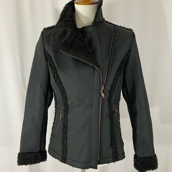 NWT Montana Co Shearling Jacket - Picture 1 of 7